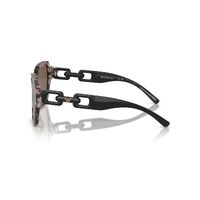 Emporio Armani EA4202 541073-54 Shiny Pink Havana / Dark Brown Lenses