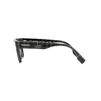 Burberry Hayden BE4394 380487-54 Charcoal Check / Dark Grey Lenses