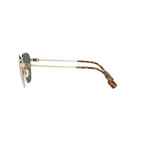 Burberry Drew BE3142 110971-55 Light Gold / Green Lenses