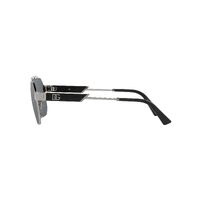 Dolce & Gabbana DG2294 04/6G-59 Gunmetal / Light Grey Mirror Black Lenses
