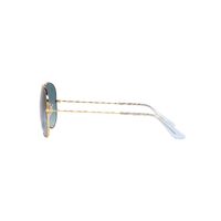 Ray-Ban RB3025 001/3M-58 Aviator Gold / Blue Lenses