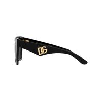 Dolce & Gabbana DG4438F 501/87-55 Black / Dark Grey Lenses