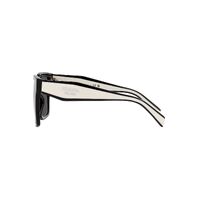 Prada PR24ZS 1AB5S0-56 Black / Dark Grey Lenses