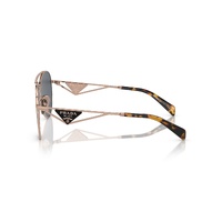 Prada PR73ZS SVF09T-61 Rose Gold / Dark Grey Lenses
