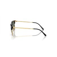 Ray-Ban Junior RJ9116S 100/71-47 New Clubmaster Black On Gold / Dark Green Lenses