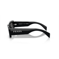 Prada PRA07S 1AB5S0-52 Black / Dark Grey Lenses