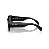 Prada PRA08S 1AB5S0-56 Black / Dark Grey Lenses