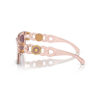 Versace VE4409 5339AK-53 Transparent Pink / Violet Internal Mirror Silver Lenses