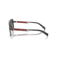 Prada Linea Rossa PS51ZS 19K60A-59 Matte Gunmetal / Grey Mirror Silver Lenses