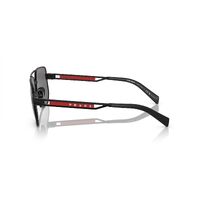 Prada Linea Rossa PS51ZS 1BO02G-59 Matte Black / Dark Grey Polarised Lenses