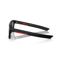Prada Linea Rossa PS02ZSU 1BO02G-58 Matte Black / Dark Grey Polarised Lenses