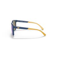 Emporio Armani Kids EK4184F 508822-49 Matte Blue / Grey Mirror Water Polarised Lenses