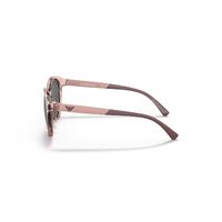 Emporio Armani Kids EK4185F 554487-47 Shiny Transparent Pink / Dark Grey Lenses