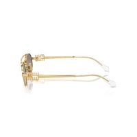 Miu Miu MU54ZS 5AK30C-53 Gold / Grey Gradient Mirror Lenses