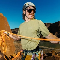 Pit Viper The Naples Original Double Wide Black w Purple / Smoke Polarised Lenses