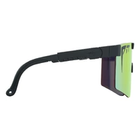 Pit Viper The Exec Original Regular 2.0 Black / Rainbow Mirror Polarised Lenses