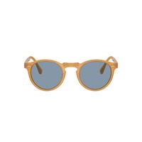 Oliver Peoples Gregory Peck 1962 OV5456SU 169956-47 Semi-Matte Amber Tortoise / Cobalto Lenses