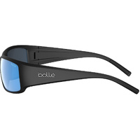 Bolle King BS026009 Matte Black / Sky Blue Mirror Polarised Lenses
