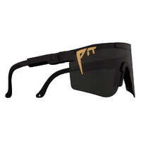 Pit Viper The Exec Original Double Wide Black / Smoke Lenses