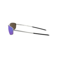 Oakley Whisker OO4141-0460 Satin Chrome / Prizm Sapphire Iridium Polarised Lenses