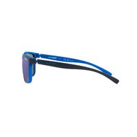 Arnette Stripe AN4251 286422-58 Matte Top Navy On Light Blue / Dark Grey Mirror Water Polarised Lenses