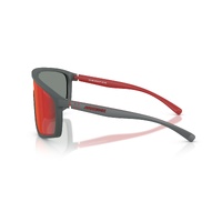 Arnette Stripe-M AN4360 28416Q-36 Dark Grey / Yellow Red Mirror Lenses