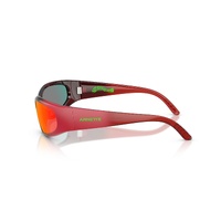 Arnette Catfish AN4302 30196Q-65 Orange Transparent Red Gradient / Orange Yellow Mirror Lenses