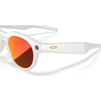 Oakley Wearable x Meta Hstn OW8002-0451 Warm Grey / Prizm Ruby Lenses