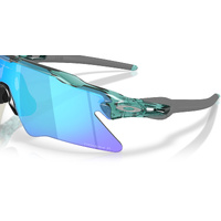 Oakley Radar EV Heater OO9541-0937 Transparent Pacific / Prizm Sapphire Polarised Lenses