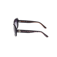 Guess GU7822 01B-56 Shiny Black w Animal / Smoke Gradient Lenses