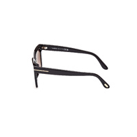 Tom Ford Winona FT1030 01Z-53 Shiny Black / Violet Mirror Lenses
