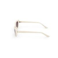 Guess GU00156-H 21B-55 Shiny White w Matte White / Smoke Gradient Lenses