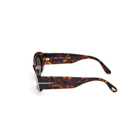 Tom Ford Cielle FT1187 52N-52 Dark Havana / Green Lenses