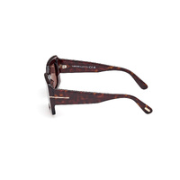 Tom Ford Brigitta FT1188 52E-50 Dark Havana / Brown Lenses