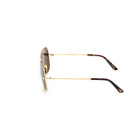 Tom Ford Stavros FT1204 30N-63 Shiny Deep Gold / Green Lenses