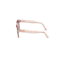 Tom Ford Haylay FT1216 72Y-53 Shiny Transparent Light Pink / Violet Lenses