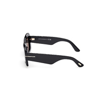 Tom Ford Venetia FT1218 01A-53 Shiny Black / Smoke Lenses