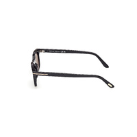 Tom Ford Miles-02 FT1300 01A-53 Shiny Black / Smoke Lenses
