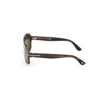 Tom Ford William-02 FT1335 55N-63 Coloured Havana / Green Lenses