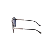 Tom Ford Rupert-02 FT1340 01V-63 Shiny Black / Blue Lenses