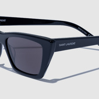 Saint Laurent SL276MICA 001 Black / Grey Lenses