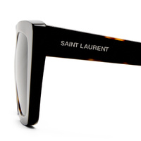 Saint Laurent SL276MICA 002 Havana / Grey Lenses