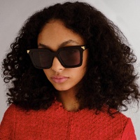 Bottega Veneta BV1005S 001 Black / Grey Lenses
