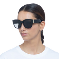 Saint Laurent SLM95K 001 Black / Grey Lenses