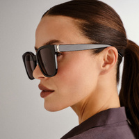 Saint Laurent SLM105F 001 Black / Black Lenses
