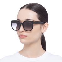 Saint Laurent SLM105F 002 Black / Grey Lenses