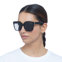 Saint Laurent SLM105F 006 Black / Grey Lenses