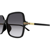 Gucci GG1448SA 001 Black / Grey Lenses