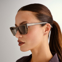 Saint Laurent SL276MICA 043 Brown / Grey Lenses