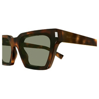 Saint Laurent SL633CALISTA 003 Havana / Green Lenses